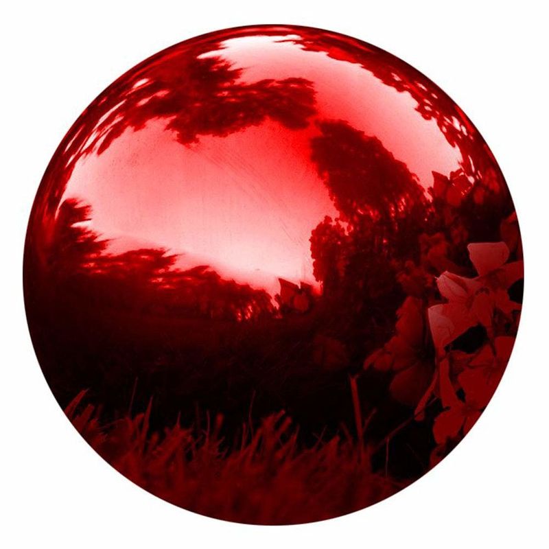 Chine Rouge de pouce 30CM/12 regardant le miroir fixement creux de globe de boules en métal, sphère d&#039;acier inoxydable usine